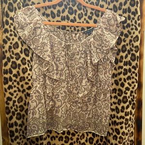 Cap sleeve American eagle top